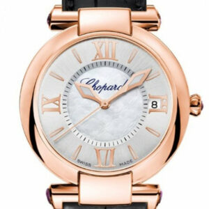Chopard Imperiale 36Mm 18K Rose Gold And Amethysts Watch 384822-5001 Pearl