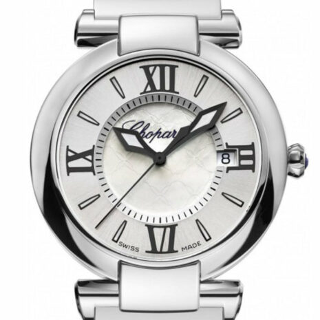 Chopard Imperiale 36Mm Stainless Steel And Amethyst Watch 388532-3002 Pearl