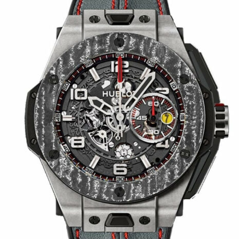Hubolt Big Bang 45Mm Ferrari Carbon Limited Edition Mens Watch 401.nj.0123.vr Grey