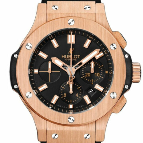 Hublot Big Bang Black Dial 18Kt Rose Gold Casual Mens Watch 301.px.1180.rx
