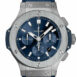 Hublot Big Bang Black Dial Diamond Blue Ladies 38Mm Watch 361.sx.7170.lr.1204