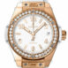 Hublot Big Bang White Dial Diamond Bezel Rubber 38Mm Unisex Watch 465.oe.2080.rw.1204