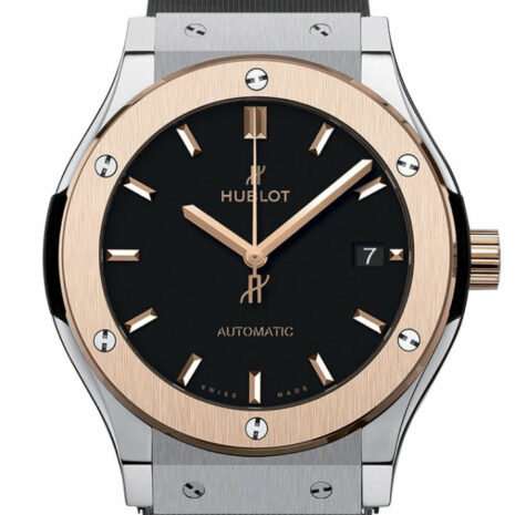 Hublot Classic Fusion Black Dial Rubber 45Mm Mens Watch 511.no.1181.rx
