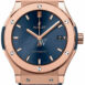 Hublot Classic Fusion Blue Sunray Dial 18K King Gold Automatic 45Mm Mens Watch 511.ox.7180.lr