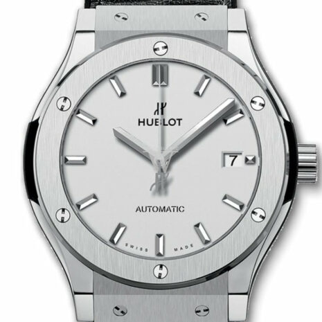 Hublot Classic Fusion Opaline Dial Titanium Automatic Mens Watch 511.nx.2611.lr