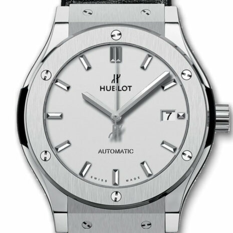 Hublot Classic Fusion Opaline Dial Titanium Automatic Mens Watch 511.nx.2611.lr