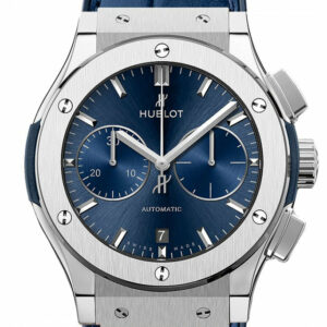 Hublot Classic Fusion Blue Sunray Dial Titanium Automatic Mens Watch 521.nx.7170.lr