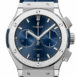 Hublot Classic Fusion Blue Sunray Dial Titanium Automatic Mens Watch 521.nx.7170.lr