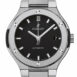 Hublot Classic Fusion Matte Black Dial Automatic Titanium Ladies Watch 585.nx.1170.nx
