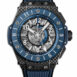 Hublot Big Bang Unico Gmt Carbon Blue Ceramic Mens Watch 471.ql.7127.rx