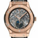 Hublot Classic Fusion Hand Wind Skeleton Dial Black Leather Mens Watch 517.ox.0180.lr