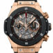 Hublot Big Bang Unico King Gold Ceramic Skeletal Dial Mens Watch 411.om.1180.rx