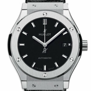 Hublot Classic Fusion Black Dial Rubber 45Mm Mens Watch 511.nx.1171.lr