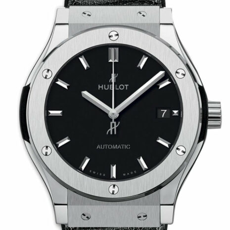 Hublot Classic Fusion Black Dial Rubber 45Mm Mens Watch 511.nx.1171.lr