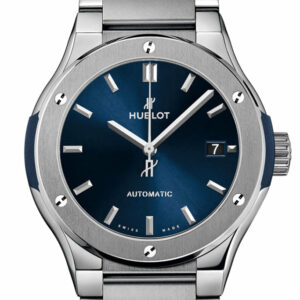 Hublot Classic Fusion Blue Titanium Bracelet 45mm 510.NX.7170.NX