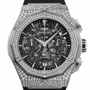 Hublot Classic Fusion Aerofusion Chronograph Orlinski Titanium Pave 45mm 525.NX.0170.RX.1704.ORL18