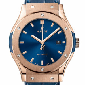 Hublot Classic Fusion King Gold Blue 42mm Watch 542.OX.7180.LR