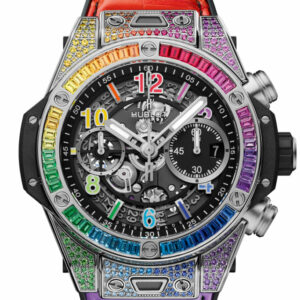Hublot Big Bang Unico Titanium Rainbow 42mm Watch 441.NX.1117.LR.0999