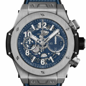 Hublot Big Bang Unico Titanium Blue 42mm Watch 421.NX.5170.RX