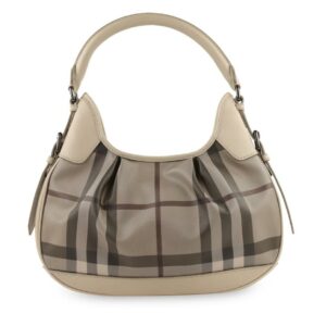 Burberry Brooklyn Beige Pvc Hobo Bag