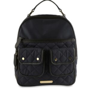Burberry Double Pocket Quilted Blue Nylon Backpack