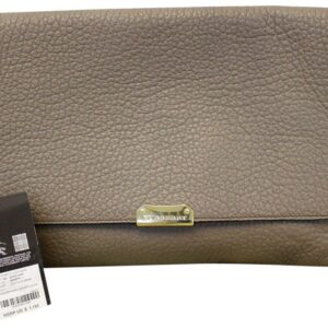 Burberry Clutch Heritage Sonnet Grain Leather Large Shoulder Bag