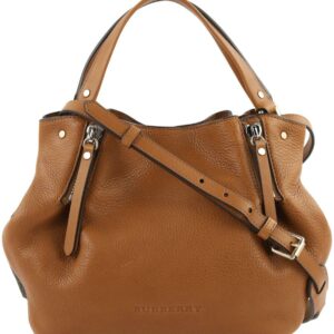Burberry Maidstone Saddle Brown Leather Shoulder Bag