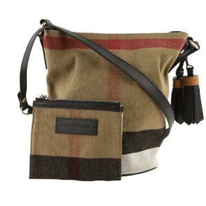 Burberry Mini Ashby Black Canvas Cross Body Bag