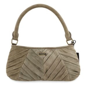 Burberry Prorsum The Sling Mushroom Gray Suede Shoulder Bag