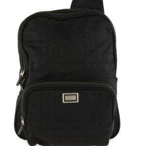 Burberry Sling Black Cotton Backpack