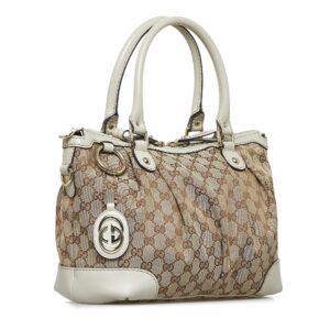 Brown Gucci GG Canvas Sukey Tote Bag