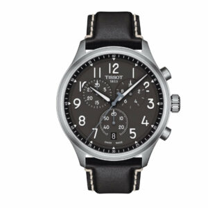 Tissot Chrono XL Quartz Stainless Steel Case Anthracite Dial Black Strap Gent Watch T1166171606200