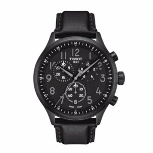 Tissot Chrono XL Vintage Quartz Stainless Steel Case with Black PVD coating Black Dial Black Strap Gent Watch T1166173605200