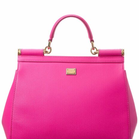 Dolce & Gabbana Sicily Medium Leather Satchel