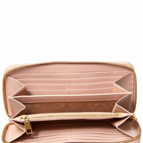 Dolce & Gabbana Devotion Quilted Leather Zip Around Wallet