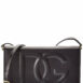 Dolce & Gabbana Dg Logo Leather Phone Bag (Authentic Pre-Loved) ONE SIZE Black