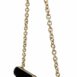 Dolce & Gabbana Velvet Evening Party Crossbody with Crystal Studs and Gold Chain Strap