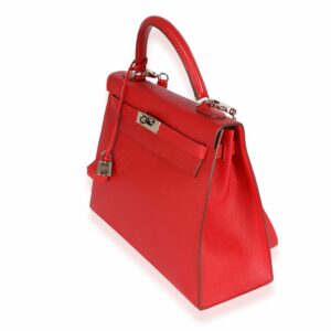 Hermes Rouge Casaque Epsom Kelly 32 Sellier