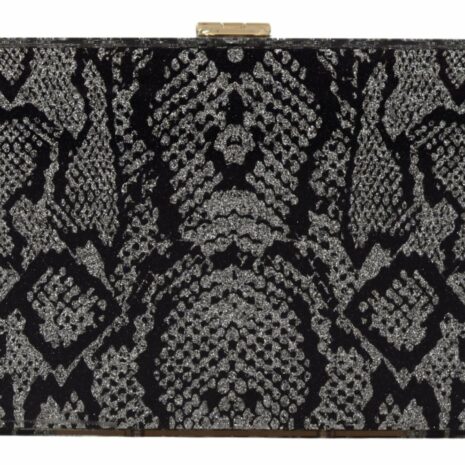 Dolce & Gabbana Fashion Devotion Box Bag Women's Black Acrylic Box Bag with Chain Strap 'Fashion Devotion' Printed Box Bag Chain Strap Box Bag - Black Women's Fashion Devotion Box Bag by Dolce &