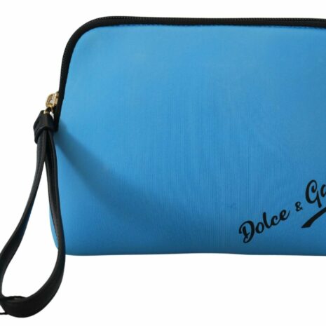 Dolce & Gabbana Neoprene Cosmetic Case Light Blue