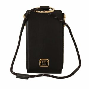 Dolce & Gabbana Sicily Phone Case with Rope Strap - Black ONE SIZE Black