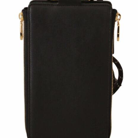 Dolce & Gabbana Sicily Phone Case with Rope Strap - Black