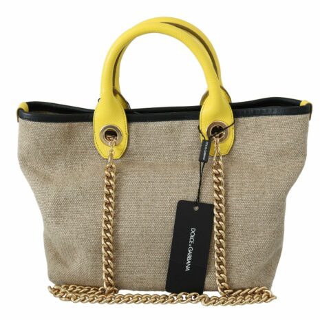 Dolce & Gabbana Chain Strap Shoulder Sling Tote Bag