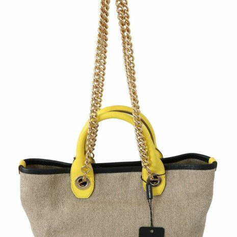 Dolce & Gabbana Chain Strap Shoulder Sling Tote Bag