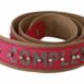 Dolce & Gabbana Complexs Pink Leather and Canvas Belt
