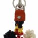 Dolce & Gabbana Dolce Gabbana Keychain Multicolor Raffia Pompoms