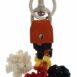 Dolce & Gabbana Dolce Gabbana Keychain Multicolor Raffia Pompoms