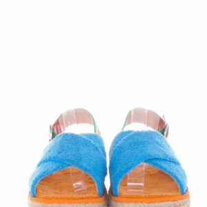Gucci Multicolor Espadrille Sandals SZ 38