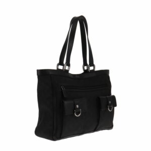 Gucci Black GG New Abbey Tote
