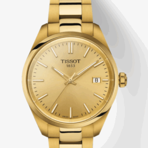 Tissot Quartz PR 100 T Classic Gold Dial Round Men's Watch T1502103302100